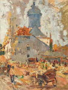 SCHWEITZER CUMPANA Rudolf 1886-1975,Sunday Fair,Artmark RO 2018-02-28