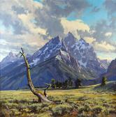 SCHWIERING O. Conrad 1916-1986,Cathedral in the Sky,1972,Jackson Hole US 2018-09-15