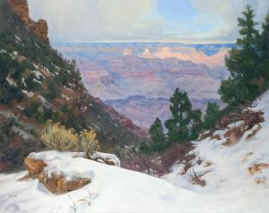 SCHWINDT David 1947,Winter on Bright Trail,Altermann Gallery US 2016-12-02