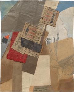 SCHWITTERS Kurt 1887-1948,Ohne Titel,1940/45,Phillips, De Pury & Luxembourg US 2024-03-08