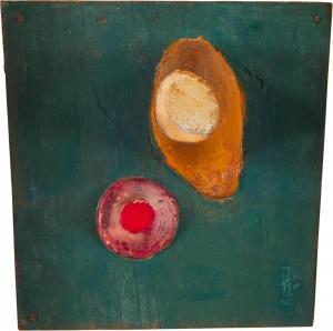 SCHWITTERS Kurt 1887-1948,Ohne Titel (Absätze auf Grün),1943,Sotheby's GB 2024-03-05