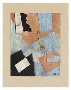 SCHWITTERS Kurt 1887-1948,Ohne Titel (Mit schwarzen Flecken),1947,Christie's GB 2017-10-03