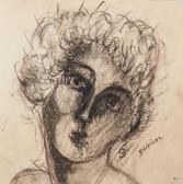 SCIPIONE Gino Bonichi 1904-1933,Scipione Ritratto di donna,Capitolium Art Casa d'Aste IT 2022-09-27