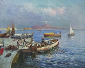 SCOGNAMIGLIO Antonio Giovanni,Vesuvius,Clars Auction Gallery US 2016-04-17