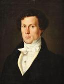 SCOLES John 1800-1800,Portrait du Comte de Brostom,1824,Osenat FR 2012-02-12