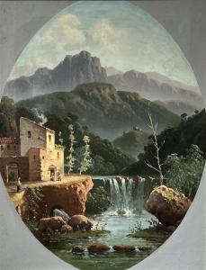 SCOPPA Raimondo 1820-1890,Valle dei Mulini ad Amalfi,Errico casa d'aste IT 2022-11-26