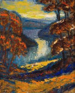 Scorțescu Paul 1895-1976,Romantic Landscape,1895,Artmark RO 2024-03-20