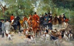 SCORZELLI Eugenio 1890-1958,Preparativi per la caccia,Vincent Casa d'Aste IT 2016-05-26