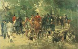 SCORZELLI Eugenio 1890-1958,Preparativi per la caccia,Christie's GB 2004-11-29