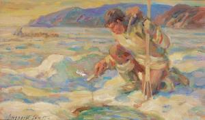 SCOTT Adam Sherriff 1887-1980,Untitled - Ice Fishing,Levis CA 2021-11-07