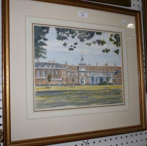SCOTT David,View of the Royal Hospital Chelsea,1991,Tooveys Auction GB 2010-10-05