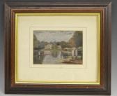 SCOTT E,Punting at Pangbourne,Bamfords Auctioneers and Valuers GB 2016-07-20