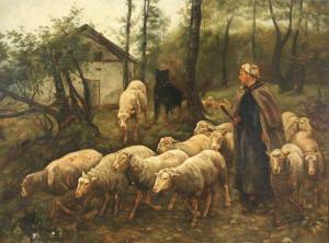 SCOTT F,A Shepherdess with Her Flock,Weschler's US 2008-04-19