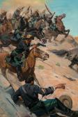 SCOTT Harold Winfield 1899-1977,Advancing Cavalry Soldiers,Scottsdale Art Auction US 2017-04-08