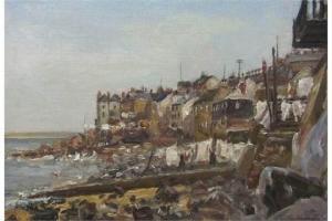 SCOTT HETHERINGTON Walter Francis 1867-1943,Coastal Village,David Duggleby Limited GB 2015-12-07