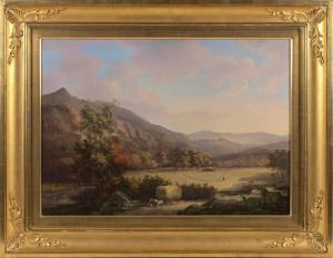 SCOTT John White Allen 1815-1907,Haying Near Mt. Chocorua,Eldred's US 2022-04-08
