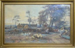 SCOTT KINNEAR James 1846-1917,An Idyllic Farmstead,Anderson & Garland GB 2023-07-19
