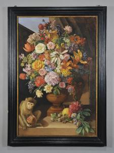 SCOTT L 1838,"Vaso di fiori con scimmia e melograno",Boetto IT 2010-05-31