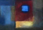 Scott Manya 1945,90 Blue Square on Red,1999,Mallams GB 2019-12-05