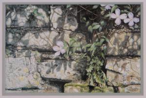 SCOTT Michael 1946-2006,periwinkle on a stone wall,1970,Burstow and Hewett GB 2017-05-31
