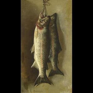 SCOTT NELLIE E BURRELL 1856-1913,Hanging Trout,Auctions by the Bay US 2013-06-07