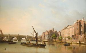 SCOTT Samuel 1702-1772,View of Westminster Bridge with neighbouring house,Sotheby's GB 2021-12-08