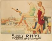 SCOTT Septimus Edwin 1879-1962,SUNNY RHYL,1927,Swann Galleries US 2014-10-14