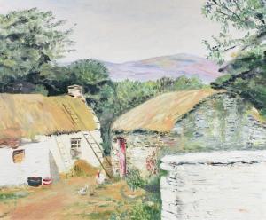 SCOTT Walter 1896-1934,Farmhouse In Inishowen, Co Donegal,Gormleys Art Auctions GB 2015-04-14