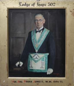 SCOTT Walter 1973,Portrait of World Brother Frank Jowett - Bradford ,Cuttlestones GB 2018-11-22