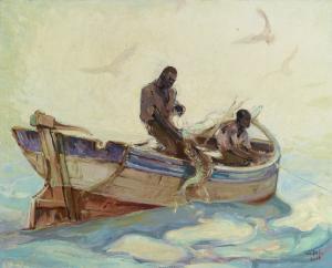 SCOTT William Edouard 1884-1964,FISHERMEN,Sotheby's GB 2016-11-21