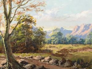 SCOTTY F.A 1927-1993,Mountain Landscape with Tree,5th Avenue Auctioneers ZA 2017-04-09