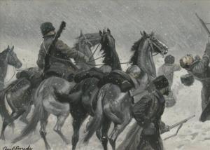 SCRUBY Cecil 1800-1900,Cossacks in a skirmish,Dreweatt-Neate GB 2005-02-18