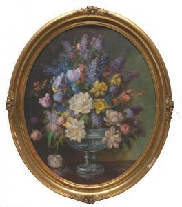 SCULLY M. Morrow Murtland,Still life with flowers in a glass vase,1929,Aspire Auction 2016-04-07
