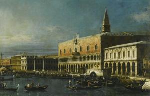SCUOLA DI LIONE,VENICE, A VIEW OF THE PALAZZO DUCALE FROM THE BACI,Sotheby's GB 2013-11-05