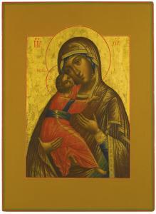 SCUOLA DI MOSCA,Vladimirskaya Mother of God,Sotheby's GB 2013-11-26