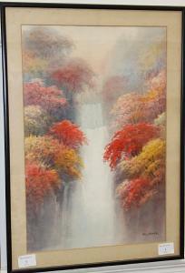 SCUOLA GIAPPONESE,A water fall amongst the maples,Bonhams GB 2010-08-04