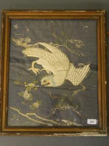 SCUOLA GIAPPONESE,A white hawk,Crow's Auction Gallery GB 2015-09-16
