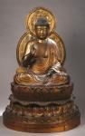SCUOLA GIAPPONESE,Bouddha Amida assis en padmasana dans l'attitud,18th century,Brissoneau 2020-03-25