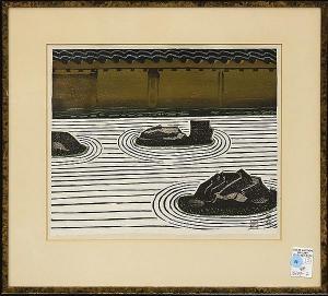 SCUOLA GIAPPONESE,Ryoanji Temple,Clars Auction Gallery US 2013-04-13