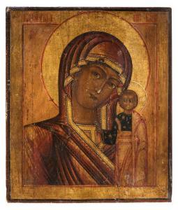 SCUOLA GRECO RUSSA,Vergine con Gesù benedicente,19th century,Babuino IT 2023-01-17