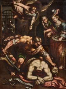 SCUOLA MADRILENA,La décollation de Saint Jean–Baptiste,17th century,Damien Leclere FR 2019-07-03