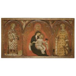 SCUOLA PISANA,MADONNA AND CHILD WITH SAINT ANNE,Sotheby's GB 2010-04-29