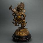 SCUOLA TIBETANA,figure of Mahakala,Clars Auction Gallery US 2023-08-11