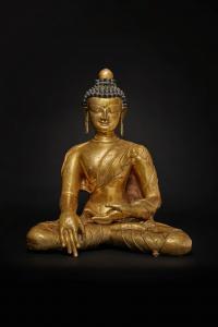 SCUOLA TIBETANA,Figure of Shakyamuni Buddha,14th Century,Sotheby's GB 2024-02-02