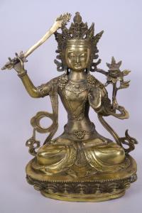 SCUOLA TIBETANA,Quan Yin with a sword,Crow's Auction Gallery GB 2018-03-14