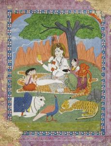 SCUOLA TIBETANA,Shiva Ganga and family, Punjab or Kashmir,Lempertz DE 2015-12-04