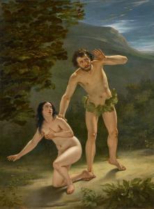 SCURI Enrico 1805-1884,Adam and Eve,Van Ham DE 2020-11-19
