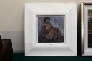 SEALY Una 1959,Seated Female Nude,O'Reilly IE 2012-05-23