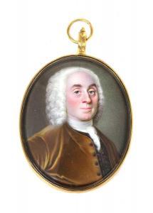 SEAMAN Abraham 1724-1741,Portrait of the Hon. Sackville Hamilton in a grey ,Sworders GB 2021-09-14
