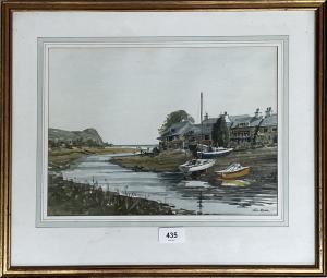 SEAR GEORGE 1937,view at Abersoch harbour,Gardiner Houlgate GB 2021-07-29
